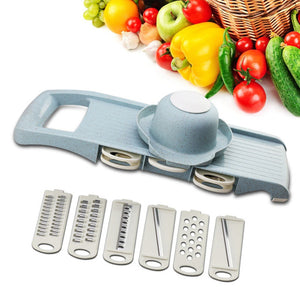 Myvit Mandoline Slicer Vegetable Cutter with Stainless Steel Blade Manual Potato Peeler Carrot Cheese Grater Dicer Kitchen Tool