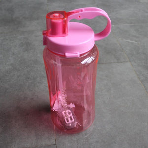 1L/2L/2000ml  Black Large Size Portable Space Herbalife Nutrition 24 Hour Shaker Straw Style Strap Water Bottle